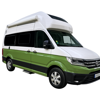 Volkswagen Grand California Vert et Blanc